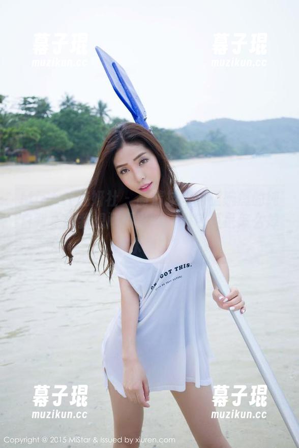 MiStar魅妍社 - 高清技术与王婉悠的纯白背景：我想问摄影师，调色板是怎么掉进水里了？